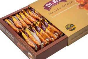 خرید آنلاین خرمابار محصولی از خرما ی کامل با هسته و دارچین