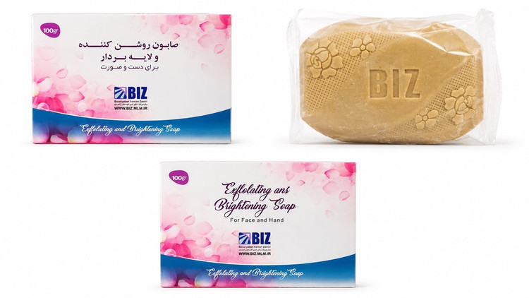 پک اقتصادی روشن کننده و لایه بردار صابون و کرم ویتامین E اصلی