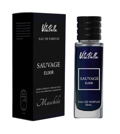 ادوپرفیوم ویتابلا ۳۵ میل رایحه SAUVAGE ایتالیایی